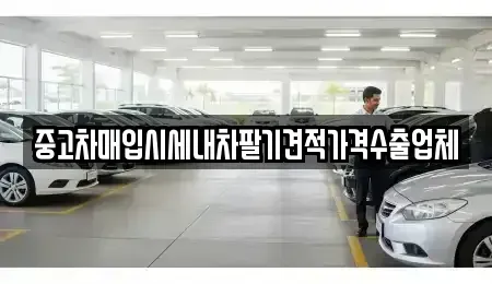 서울특별시 성북구 동선동5가 중고차매입 전문 중고차매입시세내차팔기견적가격수출업체