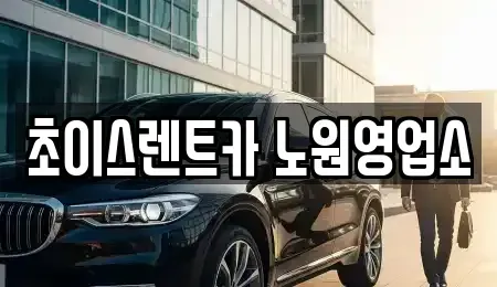 서울특별시 성북구 석관동 단기렌트카 전문 초이스렌트카 노원영업소