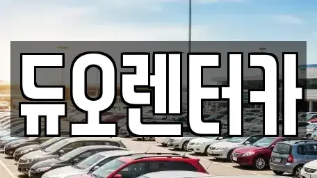 서울특별시 성북구 석관동 렌트카 전문 듀오렌터카