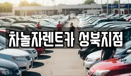 서울특별시 성북구 하월곡동 렌트카 전문 차놀자렌트카 성북지점