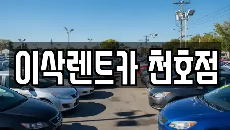 서울특별시 송파구 렌트카 전문 이삭렌트카 천호점