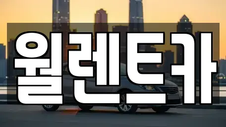 서울특별시 영등포구 영등포동3가 렌트카 전문 월렌트카