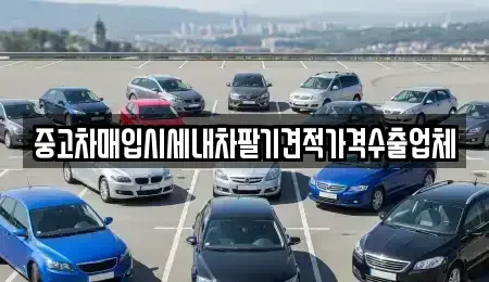 서울특별시 종로구 연지동 중고차매입 전문 중고차매입시세내차팔기견적가격수출업체