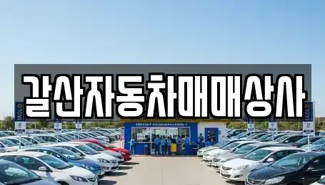 인천 동구 중고차 전문 갈산자동차매매상사