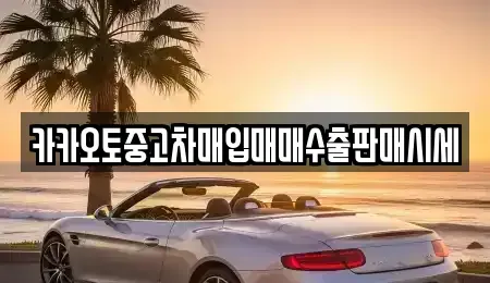 인천 중구 용동 중고차매입 전문 카카오토중고차매입매매수출판매시세