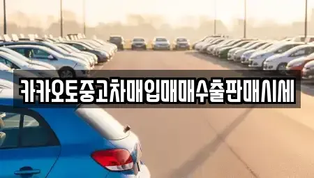 인천 중구 운북동 중고차매입 전문 카카오토중고차매입매매수출판매시세