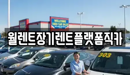 인천 중구 해안동1가 장기렌트카 전문 월렌트장기렌트플랫폼직카