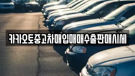 인천광역시 계양구 오류동 중고차매입 전문 카카오토중고차매입매매수출판매시세