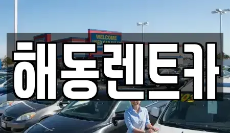 인천광역시 계양구 임학동 렌트카 전문 해동렌트카