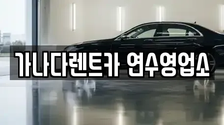 인천광역시 남동구 논현동 단기렌트카 전문 가나다렌트카 연수영업소