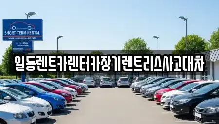 인천광역시 미추홀구 숭의동 장기렌트카 전문 일등렌트카렌터카장기렌트리스사고대차