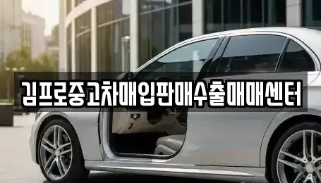 전남 광양시 도이동 중고차매입 전문 김프로중고차매입판매수출매매센터