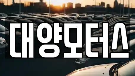전남 나주시 관정동 중고차매매 전문 대양모터스
