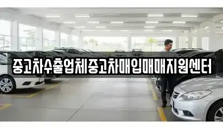 전남 나주시 토계동 중고차매입 전문 중고차수출업체중고차매입매매지원센터