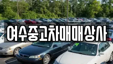 전남 여수시 공화동 중고차매매 전문 여수중고차매매상사