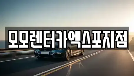 전남 여수시 서교동 렌트카 전문 모모렌터카엑스포지점