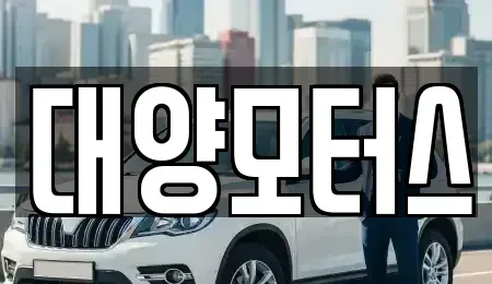 전라남도 강진군 작천면 중고차매매 전문 대양모터스