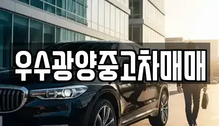전라남도 광양시 황길동 중고차매매 전문 우수광양중고차매매