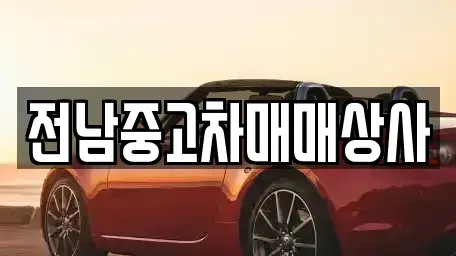 전라남도 보성군 미력면 중고차 전문 전남중고차매매상사