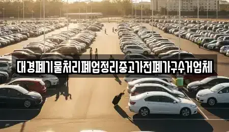 전라남도 순천시 교량동 중고차 전문 대경폐기물처리폐업정리중고가전폐가구수거업체