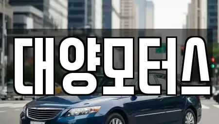 전라남도 순천시 매곡동 중고차매매 전문 대양모터스