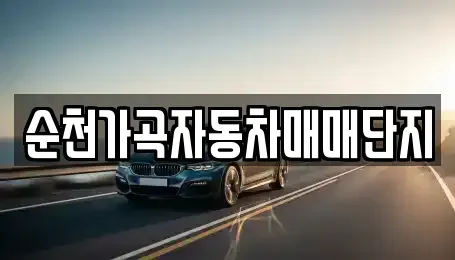 전라남도 순천시 매곡동 중고차매매 전문 순천가곡자동차매매단지