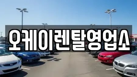 전북 고창군 고수면 렌트카 전문 오케이렌탈영업소
