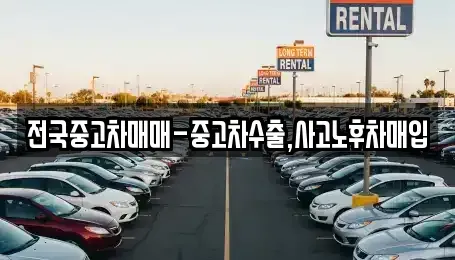 전북 익산시 오산면 중고차 전문 전국중고차매매-중고차수출,사고노후차매입