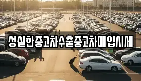 전북 전주시 덕진구 팔복동3가 중고차매입 전문 성실한중고차수출중고차매입시세