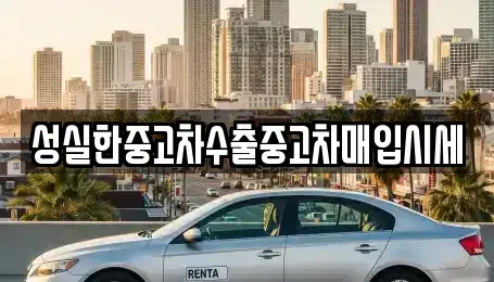 전북 전주시 완산구 경원동1가 중고차 전문 성실한중고차수출중고차매입시세