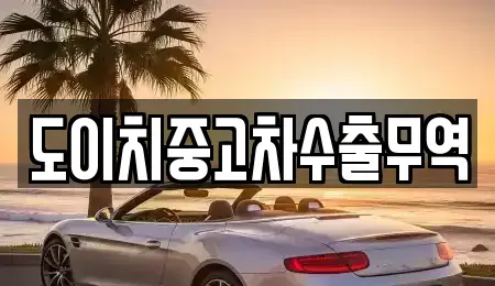 전북특별자치도 군산시 경암동 중고차매매 전문 도이치중고차수출무역