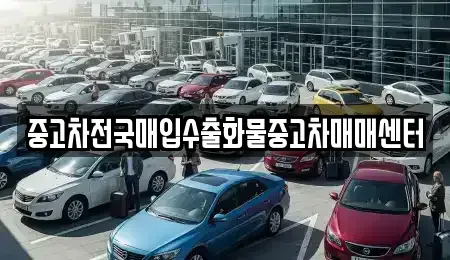 전북특별자치도 군산시 경암동 중고차매입 전문 중고차전국매입수출화물중고차매매센터