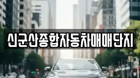 전북특별자치도 군산시 조촌동 중고차매매 전문 신군산종합자동차매매단지