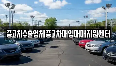 전북특별자치도 군산시 조촌동 중고차매입 전문 중고차수출업체중고차매입매매지원센터