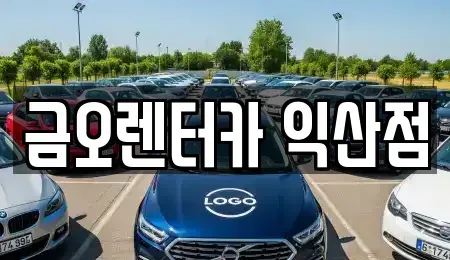 전북특별자치도 익산시 남중동 렌트카 전문 금오렌터카 익산점