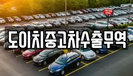 전북특별자치도 익산시 남중동 중고차 전문 도이치중고차수출무역