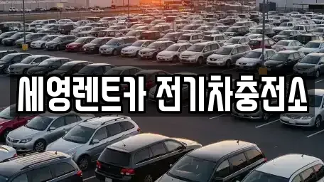 전북특별자치도 전주시 덕진구 여의동2가 렌트카 전문 세영렌트카 전기차충전소