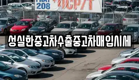 전북특별자치도 전주시 완산구 중화산동1가 중고차 전문 성실한중고차수출중고차매입시세