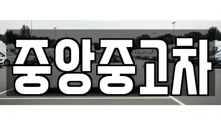 전북특별자치도 전주시 완산구 중화산동1가 중고차 전문 중앙중고차