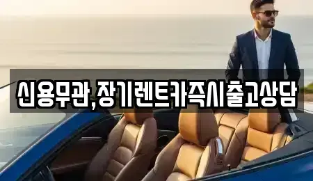 제주 제주시 건입동 장기렌트카 전문 신용무관,장기렌트카즉시출고상담