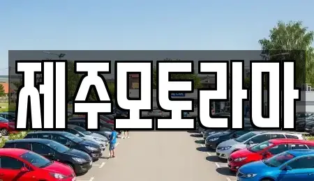제주특별자치도 제주시 도련일동 중고차 전문 제주모토라마