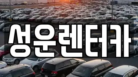 충남 금산군 진산면 렌트카 전문 성운렌터카
