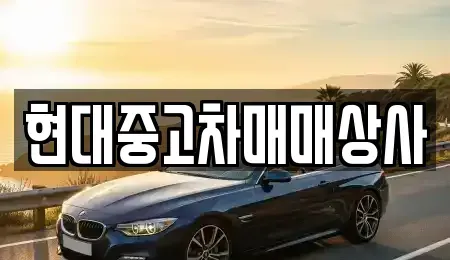 충남 논산시 중고차 전문 현대중고차매매상사