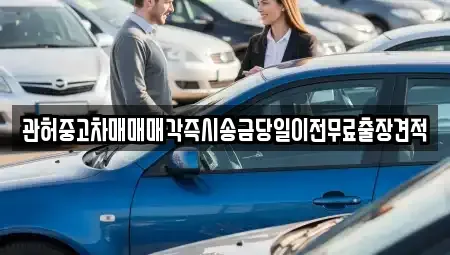 충남 당진시 우두동 중고차 전문 관허중고차매매매각즉시송금당일이전무료출장견적