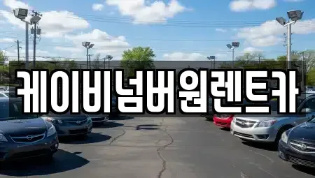 충남 부여군 은산면 렌트카 전문 케이비넘버원렌트카