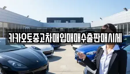 충남 부여군 은산면 중고차매입 전문 카카오토중고차매입매매수출판매시세