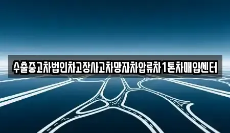 충남 예산군 삽교읍 중고차 전문 수출중고차법인차고장사고차망자차압류차1톤차매입센터
