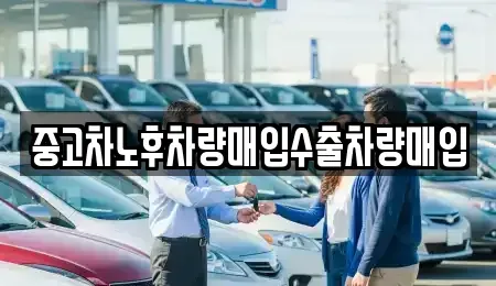 충남 청양군 청양읍 중고차매입 전문 중고차노후차량매입수출차량매입