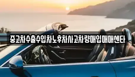 충남 청양군 청양읍 중고차매입 전문 중고차수출수입차노후차사고차량매입매매센타