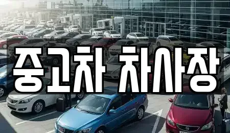 충북 보은군 산외면 중고차 전문 중고차 차사장